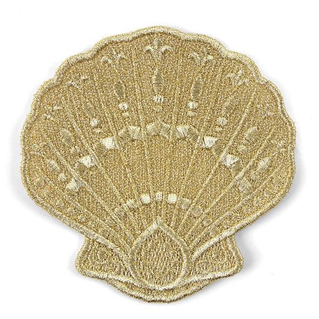 Gilded Seas Clam Shell (In-the-Hoop)