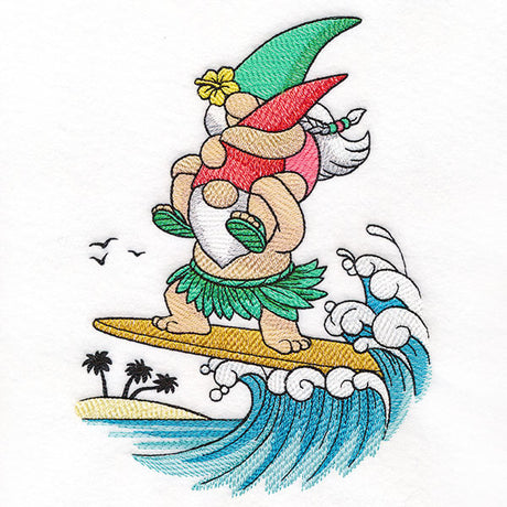 Surfing the Tropics Aloha Gnomes