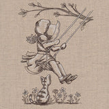 Swinging on Trees Sunbonnet Sue