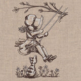 Swinging on Trees Sunbonnet Sue
