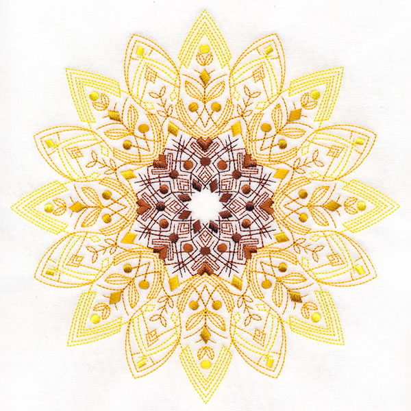 Radiant Sunflower Mandala