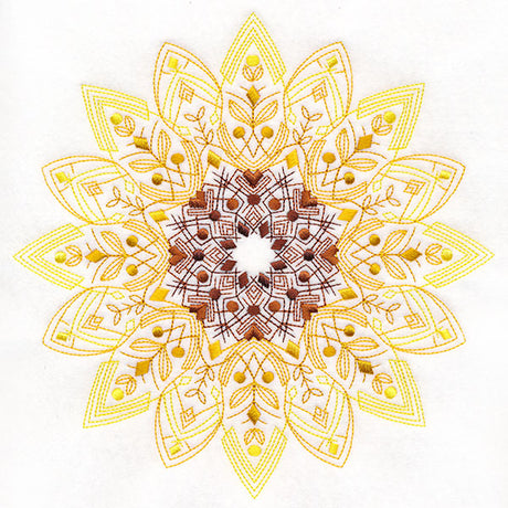 Radiant Sunflower Mandala