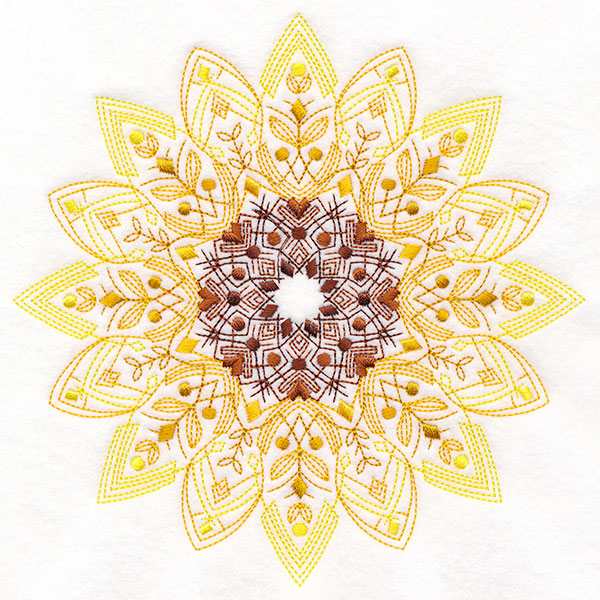 Radiant Sunflower Mandala