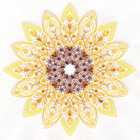 Radiant Sunflower Mandala