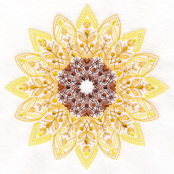 Radiant Sunflower Mandala