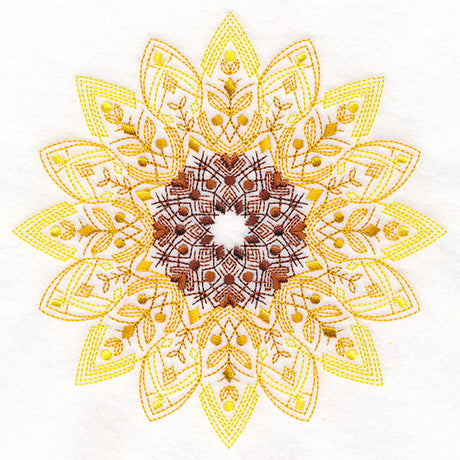 Radiant Sunflower Mandala