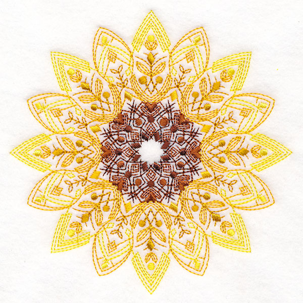 Radiant Sunflower Mandala