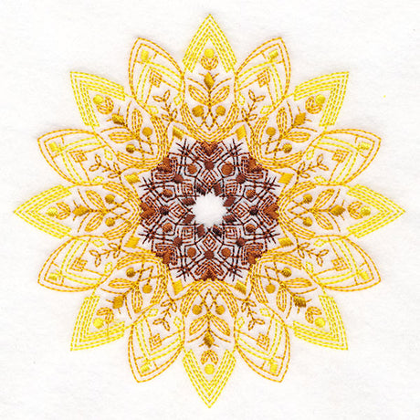 Radiant Sunflower Mandala