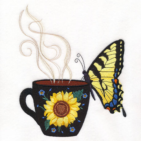 Summer Coffee Break Eastern Swallowtail Butterfly