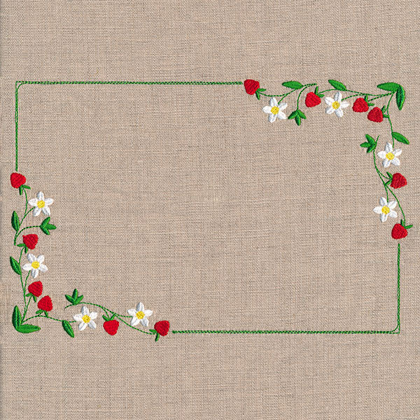 As Sweet as Strawberries Quilt Label