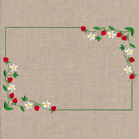 As Sweet as Strawberries Quilt Label