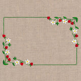 As Sweet as Strawberries Quilt Label