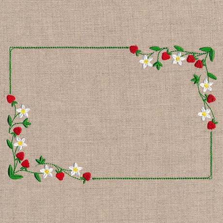 As Sweet as Strawberries Quilt Label