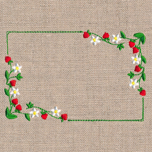 As Sweet as Strawberries Quilt Label