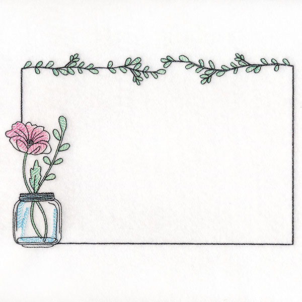 Farmhouse Flowers Quilt Label