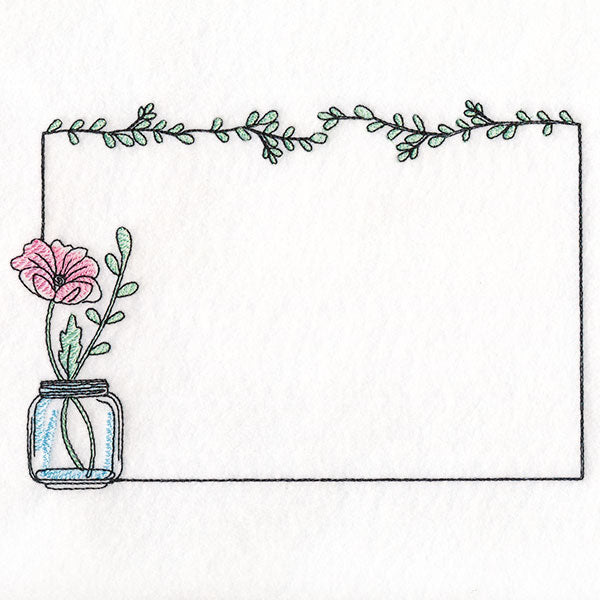 Farmhouse Flowers Quilt Label