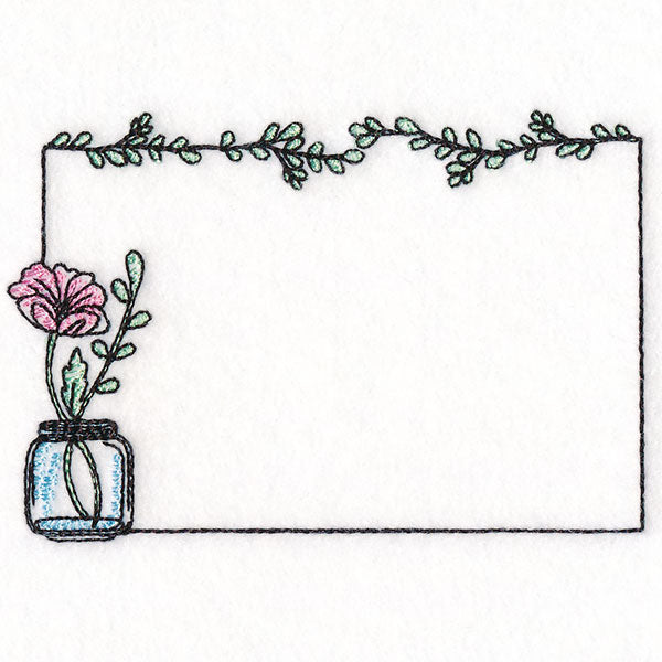 Farmhouse Flowers Quilt Label