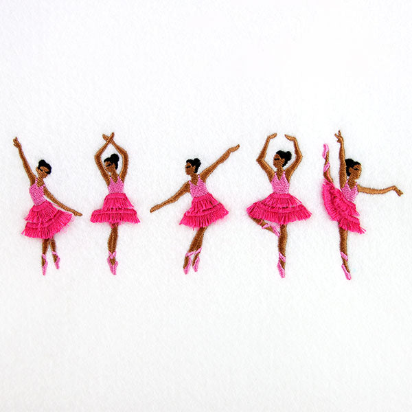 En Pointe Ballerinas Border (Fringe)