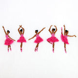 En Pointe Ballerinas Border (Fringe)