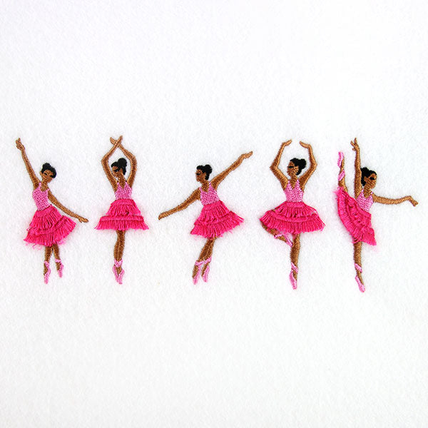 En Pointe Ballerinas Border (Fringe)