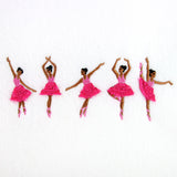 En Pointe Ballerinas Border (Fringe)