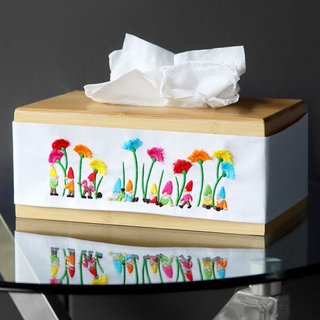 Gnomes and Flowers Border (Fringe)