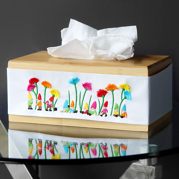 Gnomes and Flowers Border (Fringe)