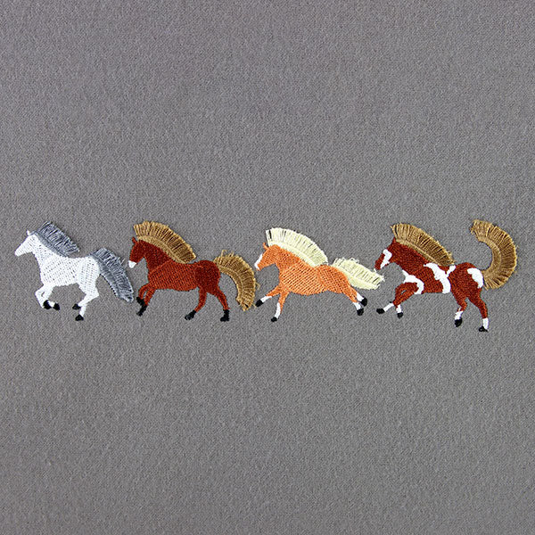 Wild and Free Horses Border (Fringe)