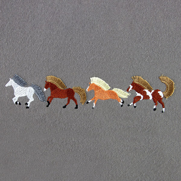 Wild and Free Horses Border (Fringe)