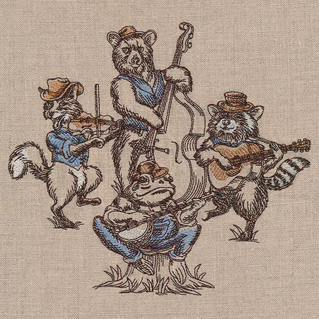 Woodland Animal Hillbilly Band