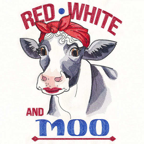 Rosy the Red, White and Moo Cow