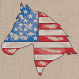 Old Glory Horse Silhouette