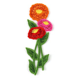 Captivating Zinnia Flowers (In-the-Hoop)