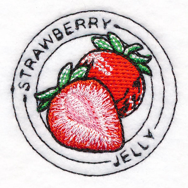 Summer Sensations Jar Topper - Strawberry Jelly