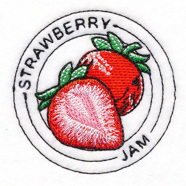 Summer Sensations Jar Topper - Strawberry Jam