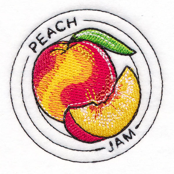 Summer Sensations Jar Topper - Peach Jam