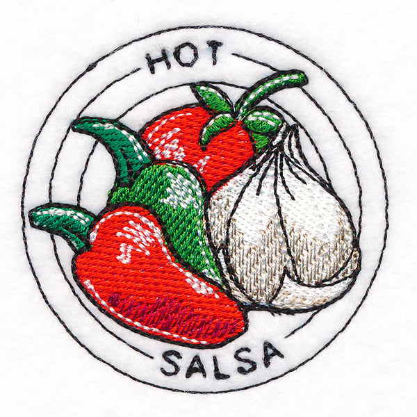 Summer Sensations Jar Topper - Hot Salsa