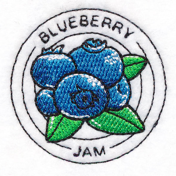 Summer Sensations Jar Topper - Blueberry Jam