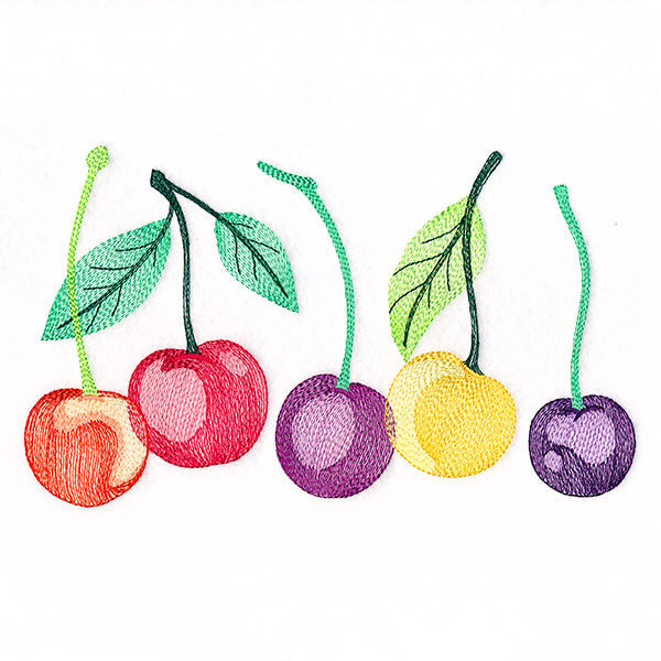 Rainbow Cherries Border