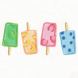 Summer Fruits Popsicle Border