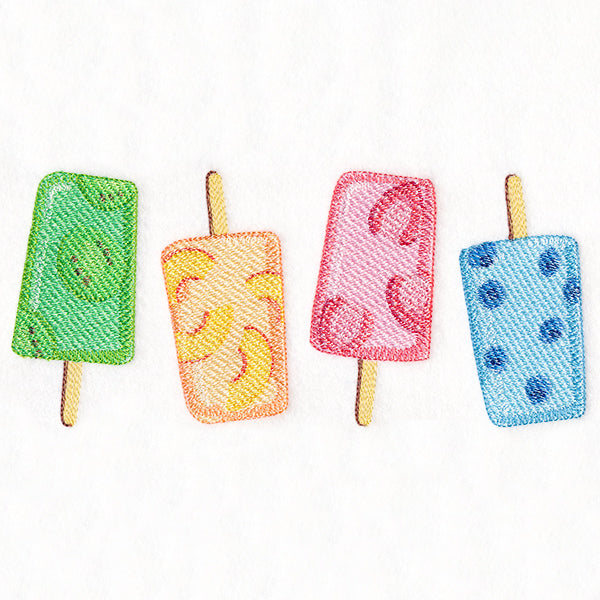 Summer Fruits Popsicle Border
