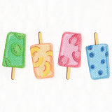 Summer Fruits Popsicle Border