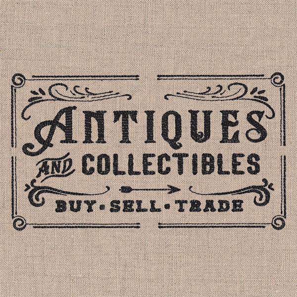 Antiques and Collectables Sign