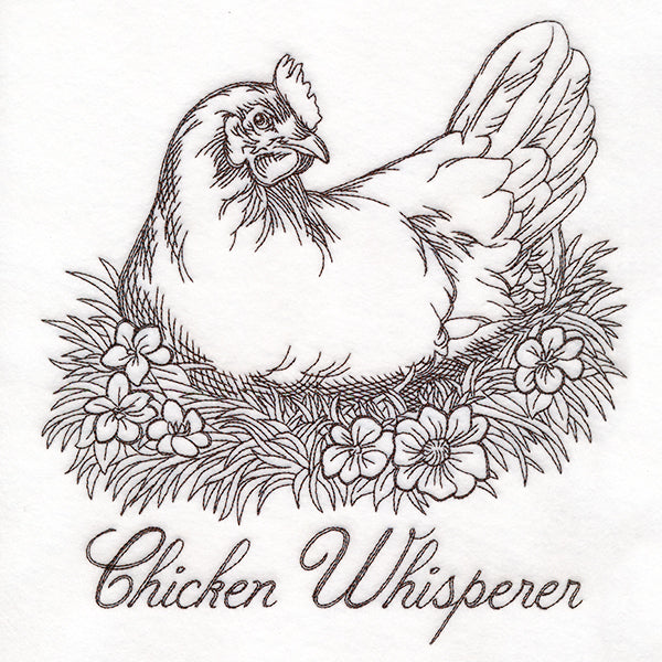 Chicken Whisperer Etching