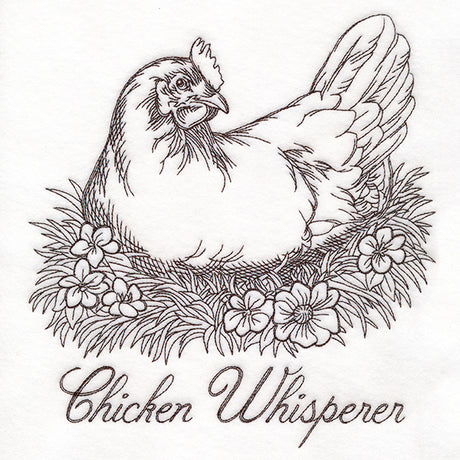 Chicken Whisperer Etching
