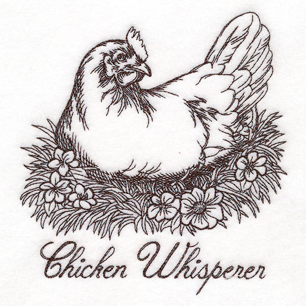 Chicken Whisperer Etching