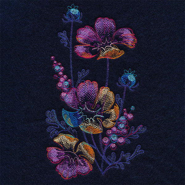 Flowers in Fluorescence Feature