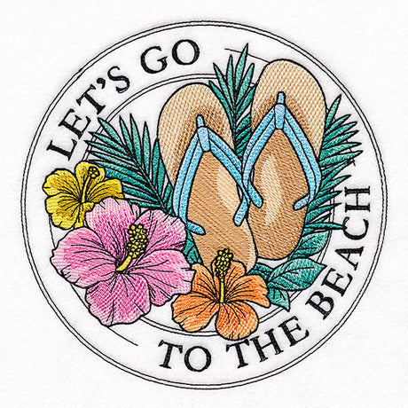 Let's Go to the Beach Stamp