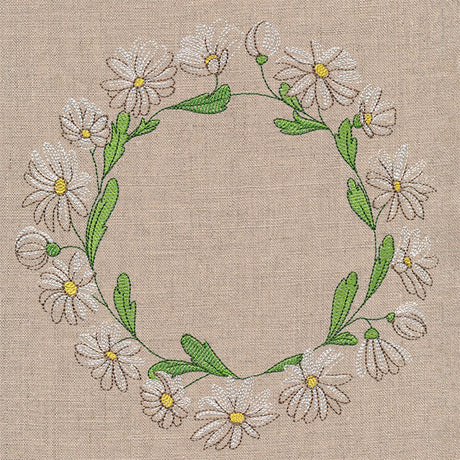 Daisy Crown Wreath