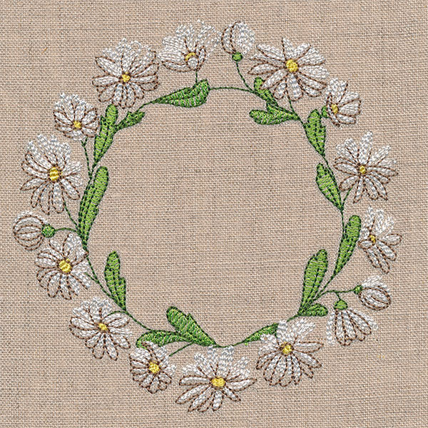 Daisy Crown Wreath